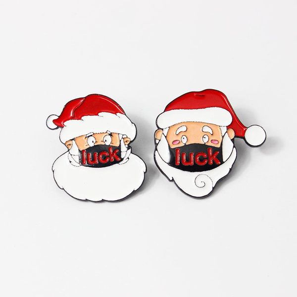 Cute Santa Santa Claus Wearing Mask Brooch Christmas Brooches Pins Funny Santa Claus Cartoon Brooch Christmas Gift, Gray
Cute Santa Santa Claus Wearing Mask Brooch Christmas Brooches Pins Funny Santa Claus Cartoon Brooch Christmas Gift, Gray