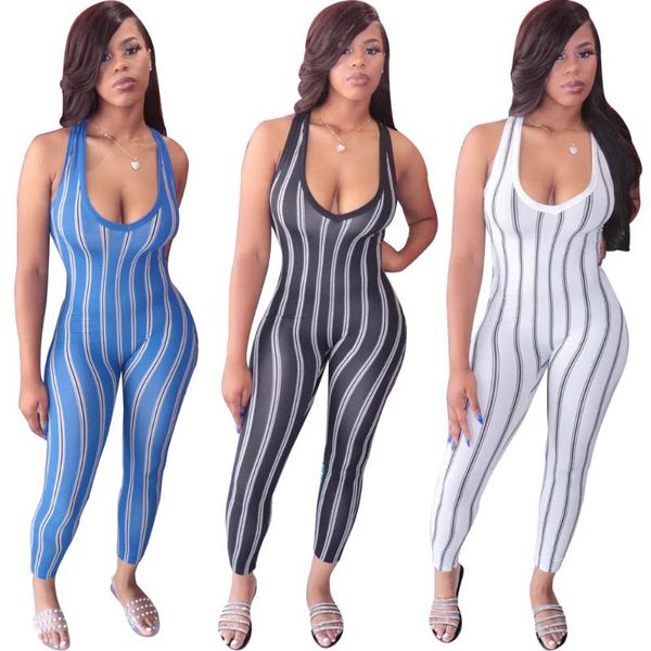 women's jumpsuits & rompers fashion striped printed jumpsuit summer casual fit u-neck sleeveless vest pants, Black;white
women's jumpsuits & rompers fashion striped printed jumpsuit summer casual fit u-neck sleeveless vest pants, Black;white