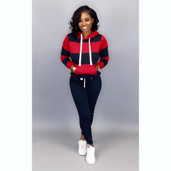 women's two piece pants zaggin 2021 autumn women striped 3-colors plus size 2-piece sets casual lady hooded full sleeve long leisure, White
women's two piece pants zaggin 2021 autumn women striped 3-colors plus size 2-piece sets casual lady hooded full sleeve long leisure, White