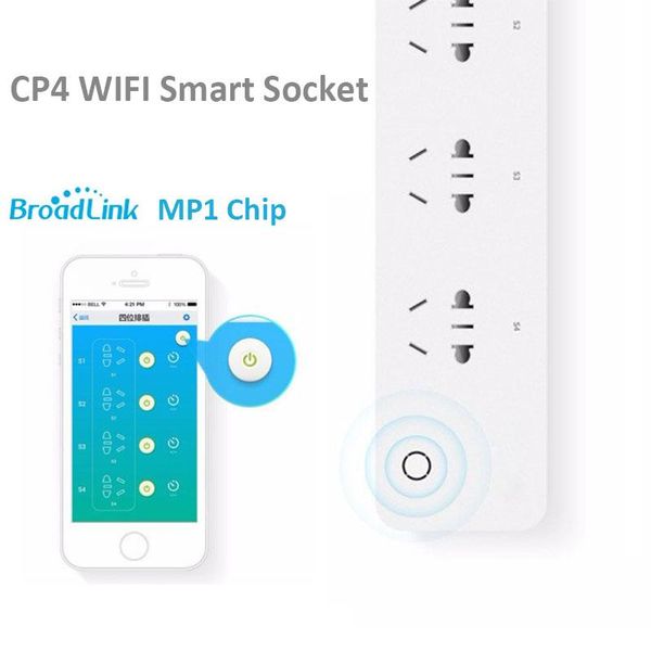 smart home control broadlink mp1 chip compatible with wifi socket cp4 app separately controllable 4 outlet automation
smart home control broadlink mp1 chip compatible with wifi socket cp4 app separately controllable 4 outlet automation