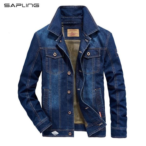 men's jackets spring autumn denim jacket mens brand letter embroidery classic retro coat jeans men jaqueta masculina size m-6xl, Black;brown
men's jackets spring autumn denim jacket mens brand letter embroidery classic retro coat jeans men jaqueta masculina size m-6xl, Black;brown
