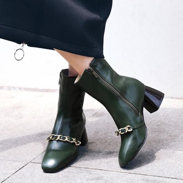 boots oversized ma'am coarse heel short pure color metal decoration fashion boot barrel high, Black
boots oversized ma'am coarse heel short pure color metal decoration fashion boot barrel high, Black