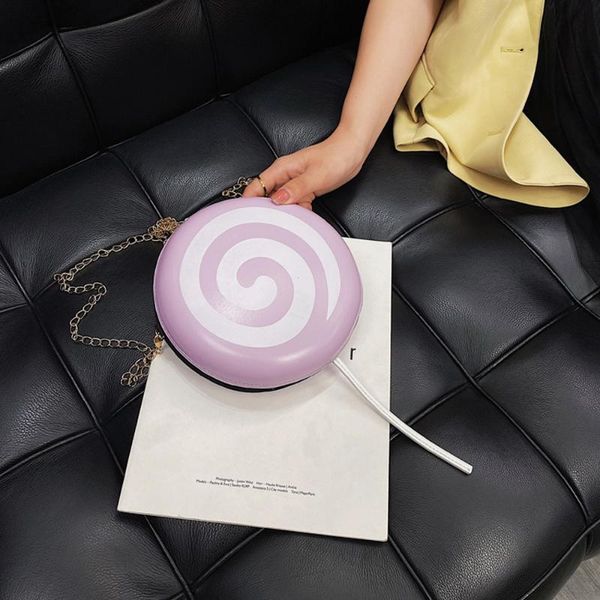 funny lollipop designer circular bag women shoulder pu leather fashion chain crossbody girls cute handbag and purses evening bags
funny lollipop designer circular bag women shoulder pu leather fashion chain crossbody girls cute handbag and purses evening bags