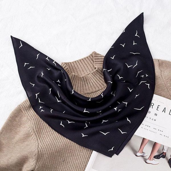 scarves 2021 fashion hijab women seagull print 100% pure silk hair scarf luxury square neckerchief headband for ladies 52*52cm, Blue;gray
scarves 2021 fashion hijab women seagull print 100% pure silk hair scarf luxury square neckerchief headband for ladies 52*52cm, Blue;gray