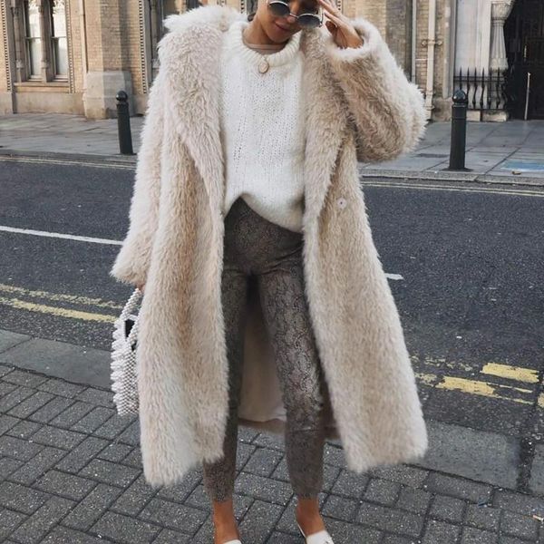 winter women's cotton jacket solid color long cardigan street ladies casual sleeve lapel plush warm clothes trench coats, Tan;black
winter women's cotton jacket solid color long cardigan street ladies casual sleeve lapel plush warm clothes trench coats, Tan;black