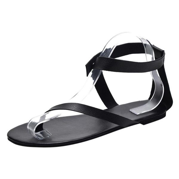 plus size 34-43 genuine leather sandals women shoes ladies solid color flat summer beach, Black
plus size 34-43 genuine leather sandals women shoes ladies solid color flat summer beach, Black