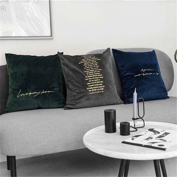 cushion/decorative pillow nordic square solid velvet pillowcase letter embroidered cushion cover 45*45 cm gray green blue home decor for sof
cushion/decorative pillow nordic square solid velvet pillowcase letter embroidered cushion cover 45*45 cm gray green blue home decor for sof