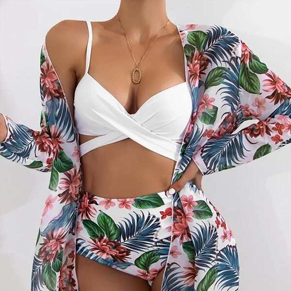 biquinis women 2021 summer floral print bikini swimsuit printed push-up padded swimwear beachwear set women's, White;black
biquinis women 2021 summer floral print bikini swimsuit printed push-up padded swimwear beachwear set women's, White;black