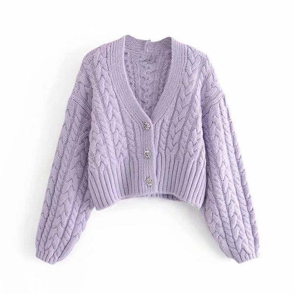 women's knits & tees sweet woman purple loose v neck knitted cardigan 2021 spring fashion ladies diamond button knitwear girls cas, White
women's knits & tees sweet woman purple loose v neck knitted cardigan 2021 spring fashion ladies diamond button knitwear girls cas, White