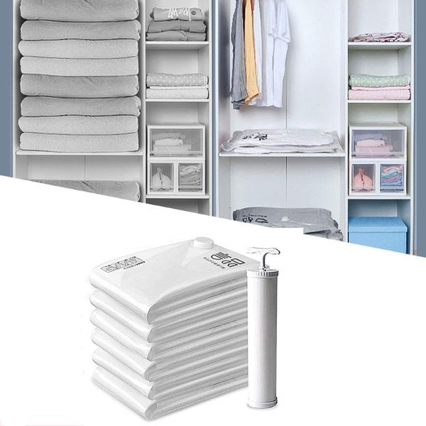 clothing & wardrobe storage 7pcs thickened vacuum bags with hand pump reusable blanket clothes quilt compressed organizer save space supplie
clothing & wardrobe storage 7pcs thickened vacuum bags with hand pump reusable blanket clothes quilt compressed organizer save space supplie