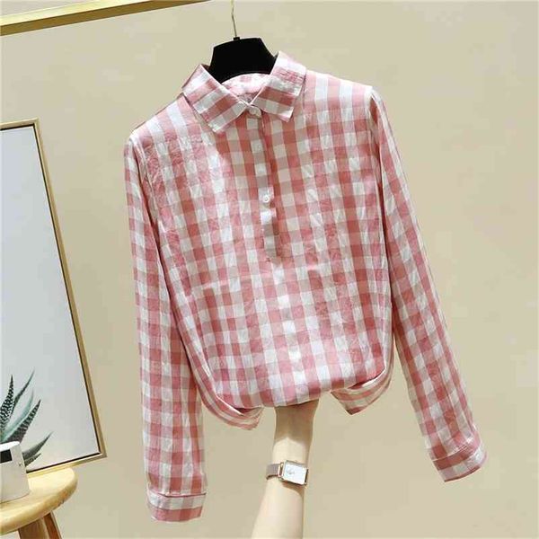 autumn elegant women's turn down collar long sleeves plaid shirts female office ladies shirt blouse a4057 210519, White
autumn elegant women's turn down collar long sleeves plaid shirts female office ladies shirt blouse a4057 210519, White