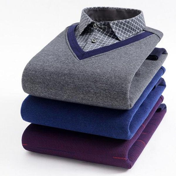 men's casual shirts winter men fashion fake two piece camisa,pullover knit breathable comfortable upset warm add wool cloth, White;black
men's casual shirts winter men fashion fake two piece camisa,pullover knit breathable comfortable upset warm add wool cloth, White;black