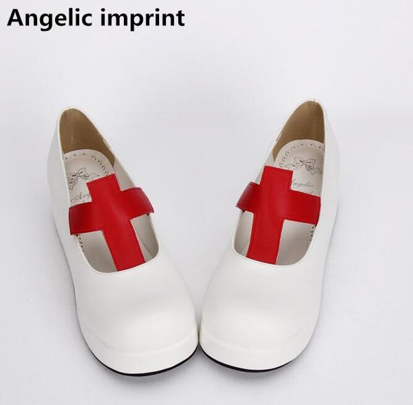 dress shoes angelic imprint woman mori girl lolita cosplay punk lady mid heels wedges pumps women princess party 33-47 5cm, Black
dress shoes angelic imprint woman mori girl lolita cosplay punk lady mid heels wedges pumps women princess party 33-47 5cm, Black