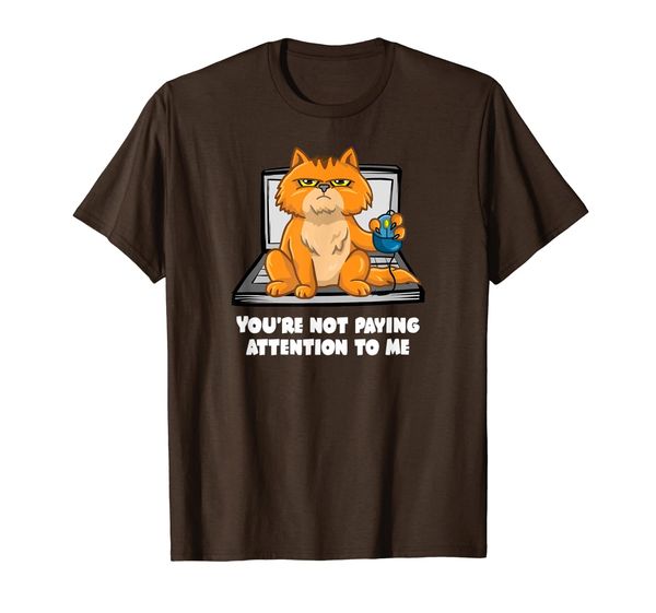 You're not paying attention to me cat with mouse on computer T-Shirt, Mainly pictures
You're not paying attention to me cat with mouse on computer T-Shirt, Mainly pictures