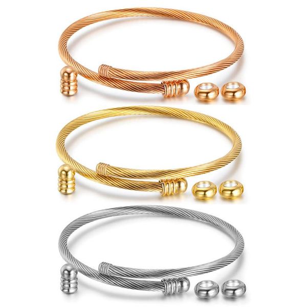 bangle modyle stainless steel bracelet multi twisted cable wire three color vintage fashion bangles unique brand cuff jewelry, Black
bangle modyle stainless steel bracelet multi twisted cable wire three color vintage fashion bangles unique brand cuff jewelry, Black