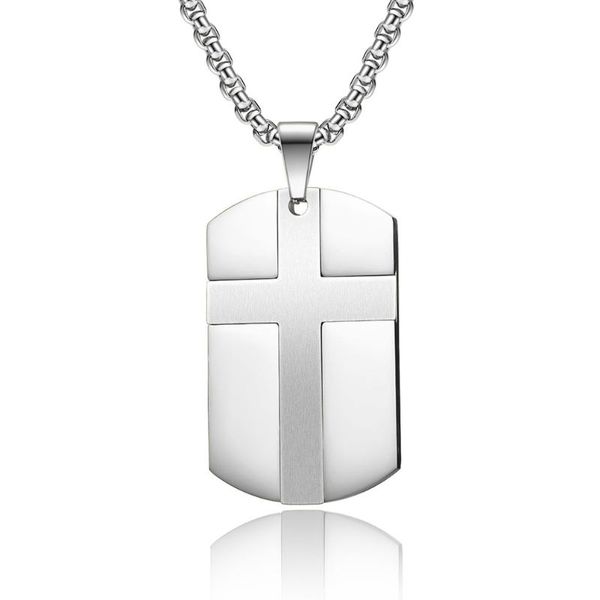 pendant necklaces dog tag cross bible motto for men religious jewelry stainless steel chain with 24inch prov 30:5, Silver
pendant necklaces dog tag cross bible motto for men religious jewelry stainless steel chain with 24inch prov 30:5, Silver
