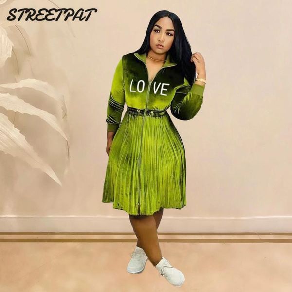 casual dresses velour pleated dress african clothing women maxi long sleeve office lady robe club party midi vestidos, Black;gray
casual dresses velour pleated dress african clothing women maxi long sleeve office lady robe club party midi vestidos, Black;gray