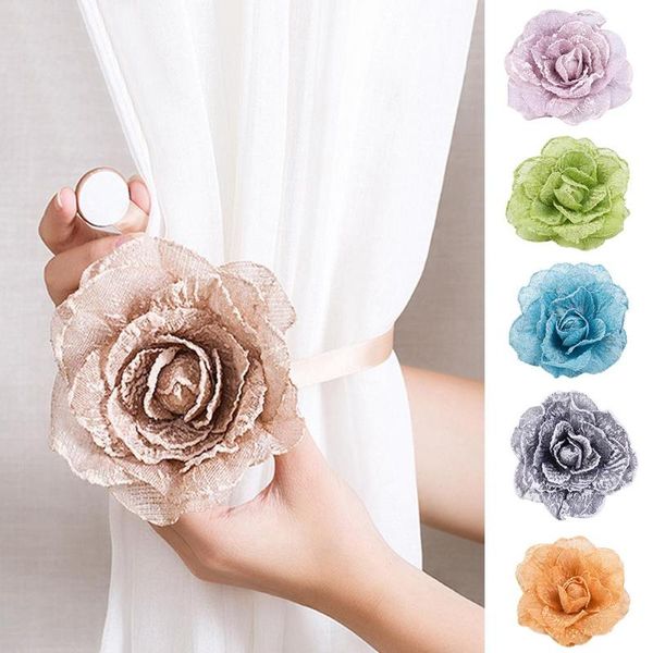 other home decor flower shape window curtain tieback ribbon magnetic buckle drape holdback
other home decor flower shape window curtain tieback ribbon magnetic buckle drape holdback