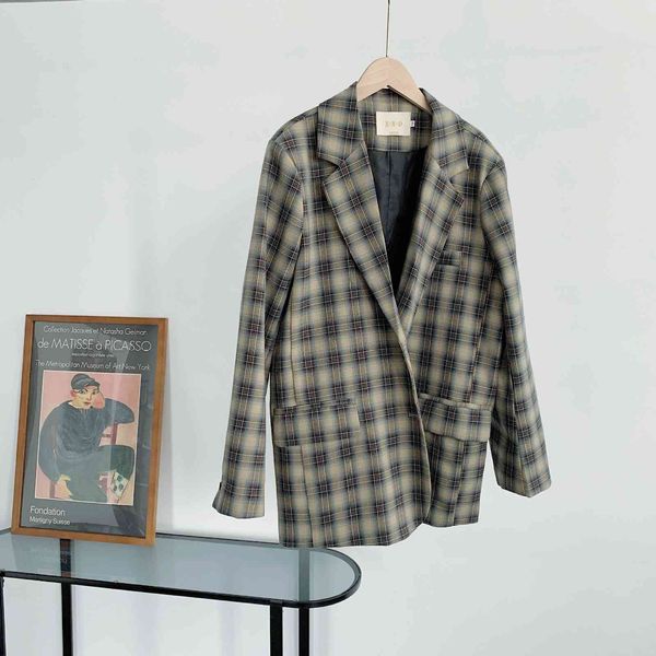 women's suits & blazers vintage released chess blazer 2021 spring single breasted oversized suit jackets lady of the office, White;black
women's suits & blazers vintage released chess blazer 2021 spring single breasted oversized suit jackets lady of the office, White;black