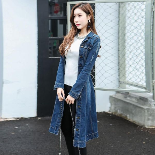 women's trench coats women windbreaker slim fit spring casual boyfriend long coat ol style belt frayed blue denim female -xl, Tan;black
women's trench coats women windbreaker slim fit spring casual boyfriend long coat ol style belt frayed blue denim female -xl, Tan;black