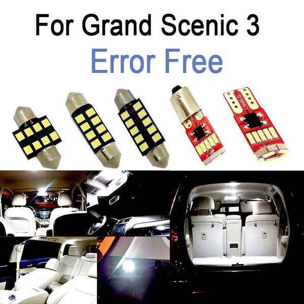 20pc x for 2009-2021 grand scenic iii 3 no error car led bulbs interior reading dome map trunk door light kit emergency lights
20pc x for 2009-2021 grand scenic iii 3 no error car led bulbs interior reading dome map trunk door light kit emergency lights