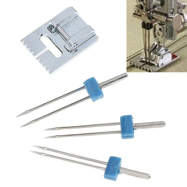 sewing notions & tools 3pcs/set double twin needles wrinkled presser foot for brother machine parts 2/90 3/90 4/90 sizes, Black
sewing notions & tools 3pcs/set double twin needles wrinkled presser foot for brother machine parts 2/90 3/90 4/90 sizes, Black