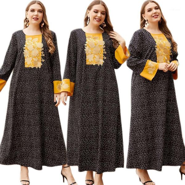 ethnic clothing vintage polka dot maxi dress women lace patchwork muslim arab abaya kaftan loose turkish middle east ramadan islamic plus si, Red
ethnic clothing vintage polka dot maxi dress women lace patchwork muslim arab abaya kaftan loose turkish middle east ramadan islamic plus si, Red