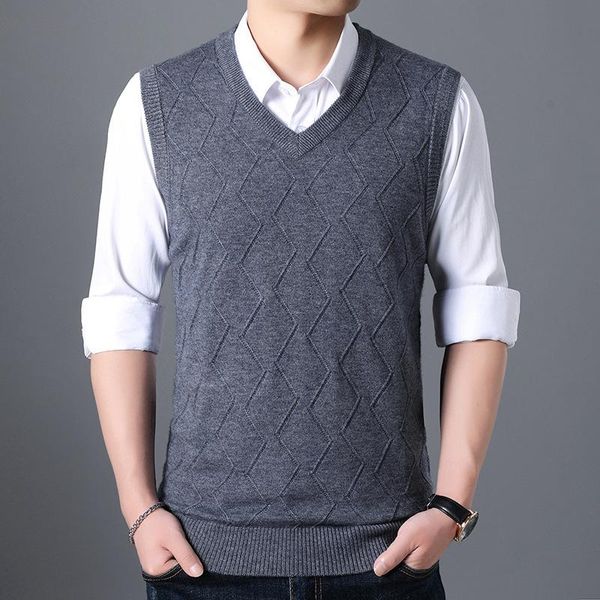 sweater vest plus size 4xl male pure color striped knitted waistcoat sleeveless v-neck wool blend simple comfortable mens vests men's, Black;white
sweater vest plus size 4xl male pure color striped knitted waistcoat sleeveless v-neck wool blend simple comfortable mens vests men's, Black;white