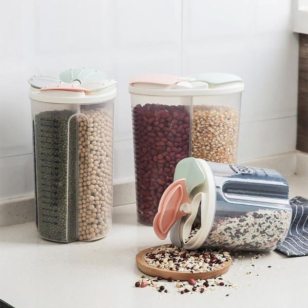 storage bottles & jars whole grain box, multi-grid tank, kitchen food sealed divided tank
storage bottles & jars whole grain box, multi-grid tank, kitchen food sealed divided tank