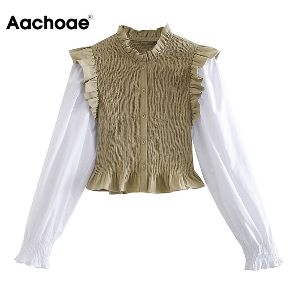 elegant women patchwork ruffles blouses shirts chic stretch shirt long sleeve tunic blouse ladies crop 210413, White
elegant women patchwork ruffles blouses shirts chic stretch shirt long sleeve tunic blouse ladies crop 210413, White