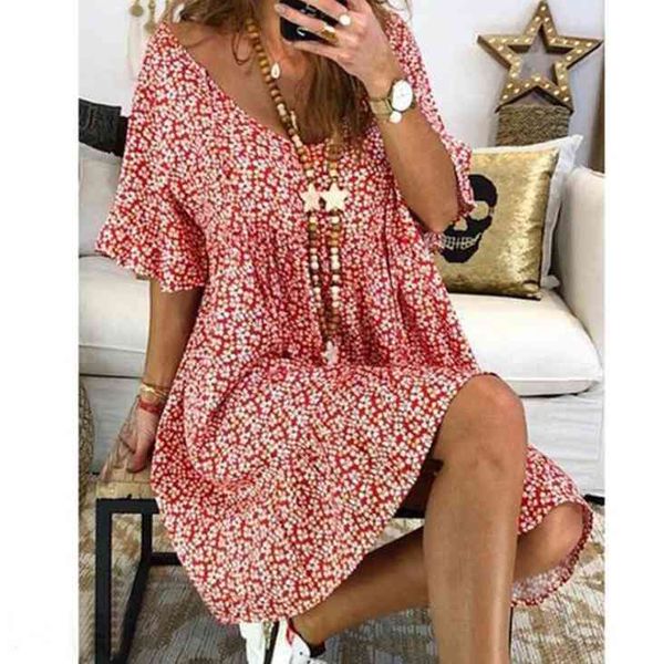 fashion women floral dress retro floral seven quarter sleeves round neck dress, Black;gray 
fashion women floral dress retro floral seven quarter sleeves round neck dress, Black;gray