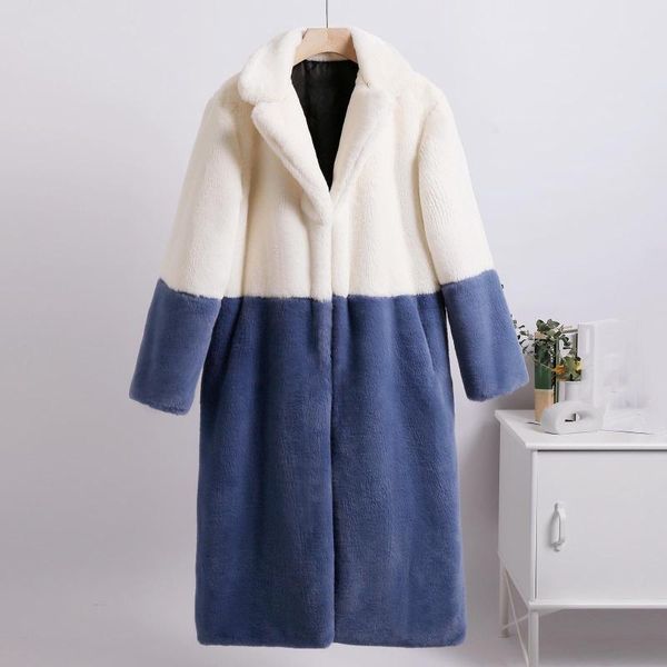 women's fur & faux women winter coat luxury long loose lapel overcoat thick warm ladies plush coats #t2g, Black
women's fur & faux women winter coat luxury long loose lapel overcoat thick warm ladies plush coats #t2g, Black