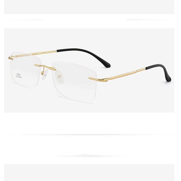 fashion sunglasses frames style screwless rimless spectacle frame men's light business eyeglasses ladies skin friendly comfort myopia e, Black
fashion sunglasses frames style screwless rimless spectacle frame men's light business eyeglasses ladies skin friendly comfort myopia e, Black