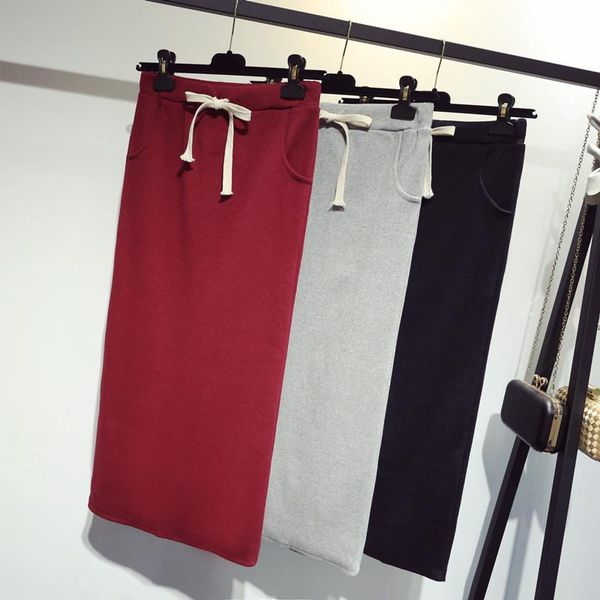 skirts women long knitted skirt autumn winter split slim high waist pockets midi pencil female bodycon package hip sf1239, Black
skirts women long knitted skirt autumn winter split slim high waist pockets midi pencil female bodycon package hip sf1239, Black