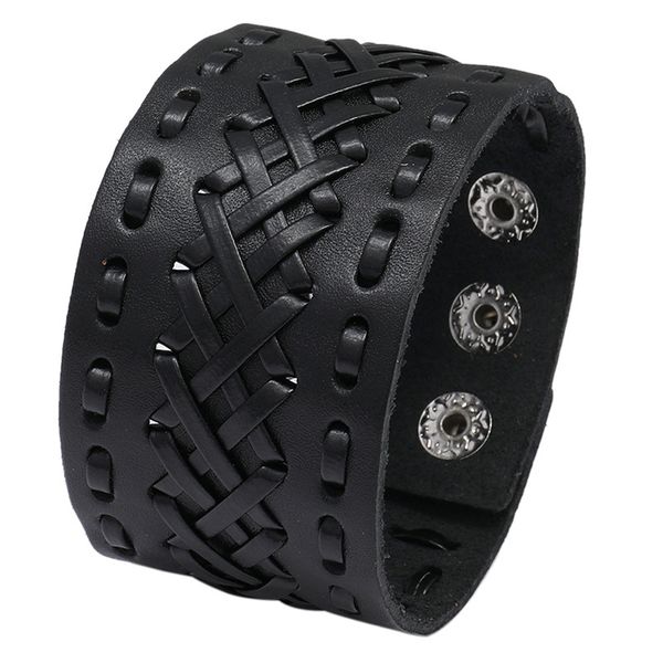 woven leather bracelets rope wrapping special style classic punk vintage leathers bracelet for men, Golden;silver
woven leather bracelets rope wrapping special style classic punk vintage leathers bracelet for men, Golden;silver