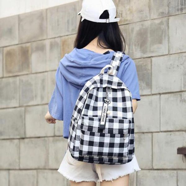 school bags plaid schoolbag for teenager girls women backpack ladies shoulder bag laptravel mochila
school bags plaid schoolbag for teenager girls women backpack ladies shoulder bag laptravel mochila