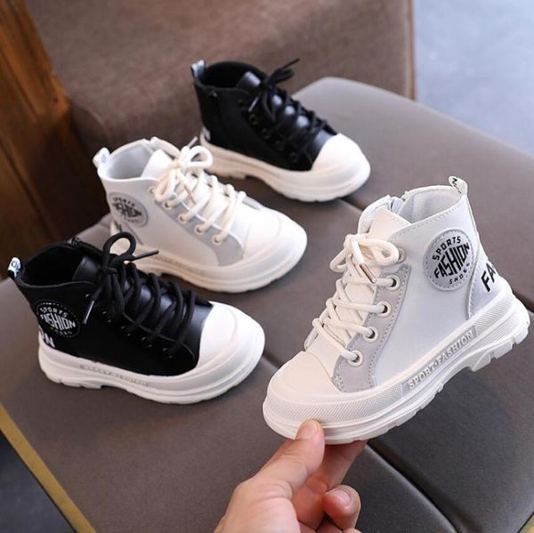 boots 2021 autumn winter children' single bootsfashion lace up to keep warm boy girl soft bottom eur 21-30, Black;grey
boots 2021 autumn winter children' single bootsfashion lace up to keep warm boy girl soft bottom eur 21-30, Black;grey