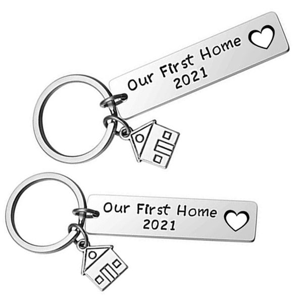 2022 silver color key chain new home new adventures keychain charm lovers letter key ring stainless pendant
2022 silver color key chain new home new adventures keychain charm lovers letter key ring stainless pendant