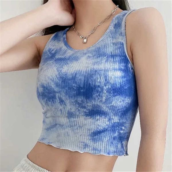 women's vest straps 2021 summer navel tight short sling korean fashion tie dyed, White
women's vest straps 2021 summer navel tight short sling korean fashion tie dyed, White