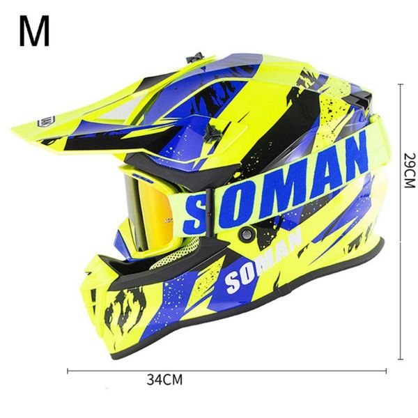 cycling caps & masks soman dirt bike helmet motocross ece dh helmets cool goggles racing mx moto off road motorcycle, Black
cycling caps & masks soman dirt bike helmet motocross ece dh helmets cool goggles racing mx moto off road motorcycle, Black