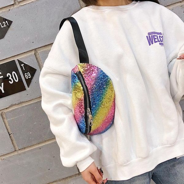 jiessie&angel women leather belt bag fanny pack sequins shoulder pouch bags female travel waist bum girl chest
jiessie&angel women leather belt bag fanny pack sequins shoulder pouch bags female travel waist bum girl chest