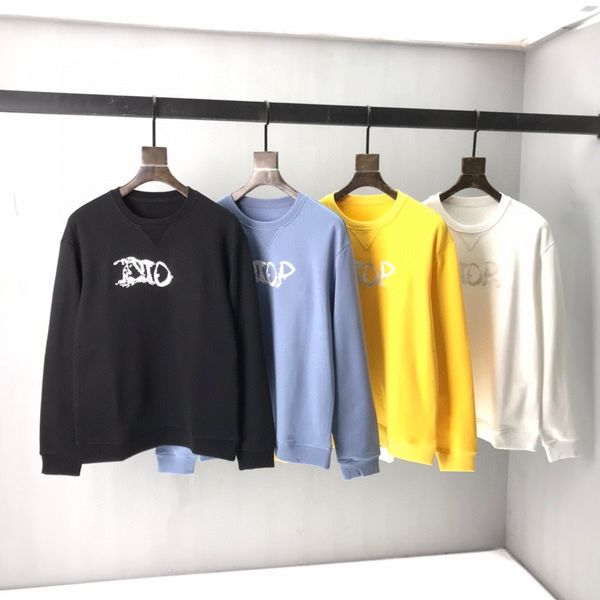 men's loose cotton sweatshirts ladies hoodies round neck letter embroidery couple casual fall/winter student sweaters 009, Black
men's loose cotton sweatshirts ladies hoodies round neck letter embroidery couple casual fall/winter student sweaters 009, Black