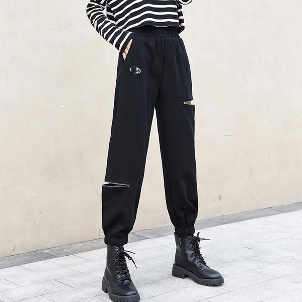 black large overalls women's slim high waist fat mm pants 2021 loose legged sports casual & capris, Black;white
black large overalls women's slim high waist fat mm pants 2021 loose legged sports casual & capris, Black;white
