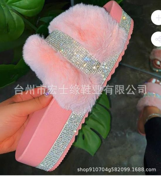 luxury slippers slippers 2021 winter water drill thick soled slipper's large woolly sho, Black
luxury slippers slippers 2021 winter water drill thick soled slipper's large woolly sho, Black