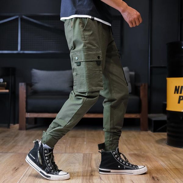 men's pants brand casual fashion streetwear loose many pockets long mens cargo olive trousers clothes 6xl 7xl, Black
men's pants brand casual fashion streetwear loose many pockets long mens cargo olive trousers clothes 6xl 7xl, Black