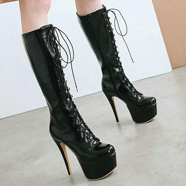 boots red black white women knee high 14cm super heel platform ladies motorcycle punk style knight
boots red black white women knee high 14cm super heel platform ladies motorcycle punk style knight