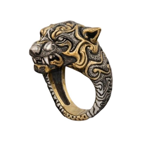 cluster rings alloy men's two color ring leopard head animal punk rock hip hop male boyfriend jewelry creative gifts wholesale, Golden;silver
cluster rings alloy men's two color ring leopard head animal punk rock hip hop male boyfriend jewelry creative gifts wholesale, Golden;silver