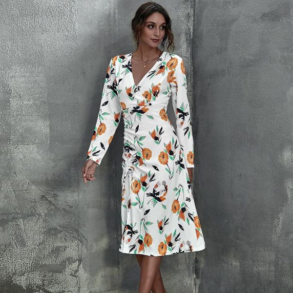 woman dress autumn long sleeve v-neck self-cultivation printing split 2021 light ripe wind fashion clothing casual dresses, Black;gray
woman dress autumn long sleeve v-neck self-cultivation printing split 2021 light ripe wind fashion clothing casual dresses, Black;gray