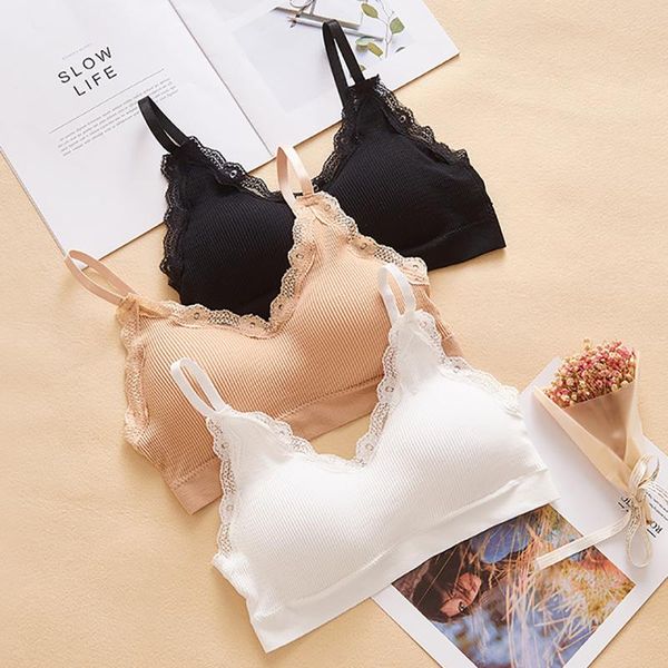 bras comfort breathable wireless bra for women padded sleep bralette lace edge backless lingerie soft seamless underwear, Red;black
bras comfort breathable wireless bra for women padded sleep bralette lace edge backless lingerie soft seamless underwear, Red;black