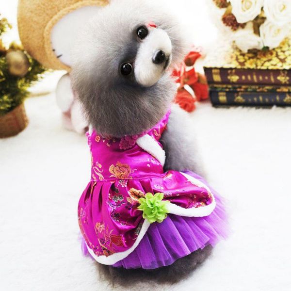 dog apparel pet silk bubble princess dress with chinese traditional style girl autumn winter warm costume
dog apparel pet silk bubble princess dress with chinese traditional style girl autumn winter warm costume